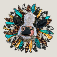 Baby Cow With Sunflower Heavy Core Tee | Teevron