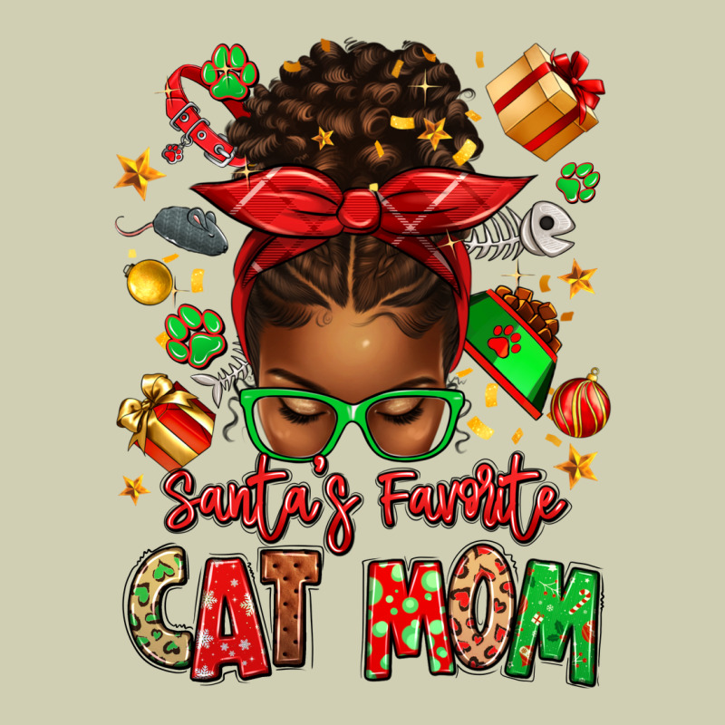 Santas Favorite Cat Mom Heavy Core Tee by texasbilliewilder | Teevron