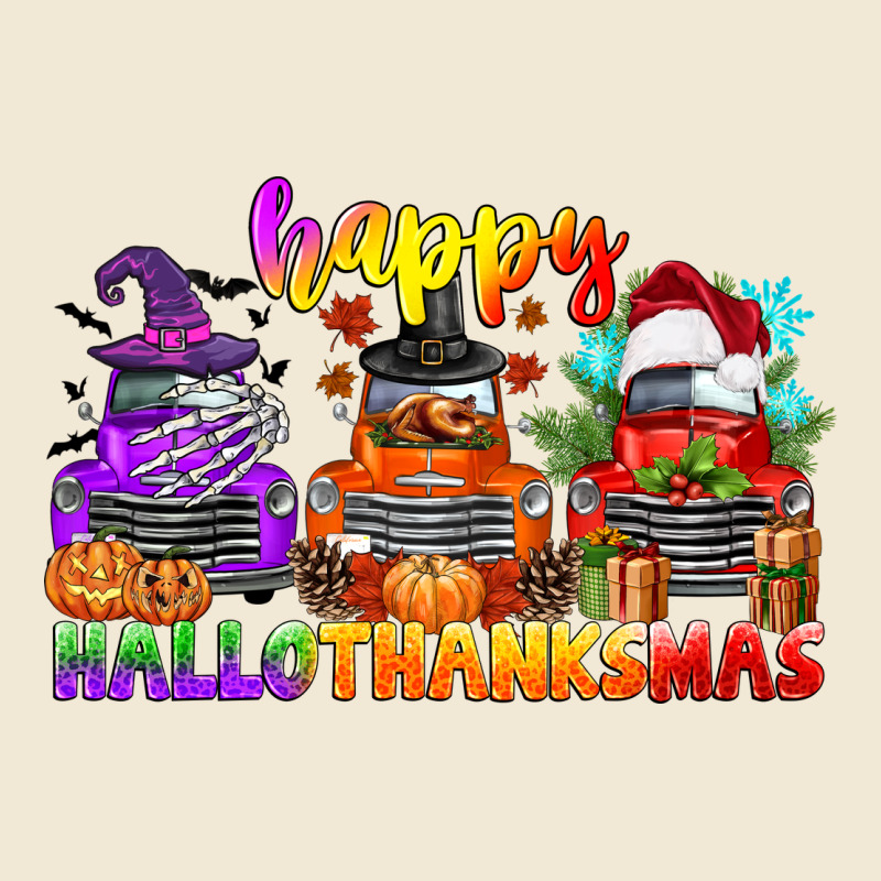 Happy Hallothanksmas Truck Ladies Tee by CowGirlArtShop | Teevron