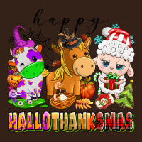 Happy Hallothanksmas Farm Animals Heavy Core Tee | Teevron