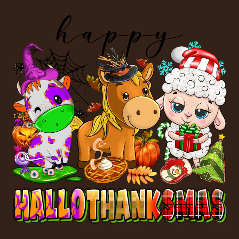 Happy Hallothanksmas Farm Animals Heavy Core Tee by texasbilliewilder | Teevron