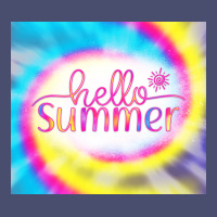 Hello Summer Tie Dye Tumbler Vintage Tee | Teevron