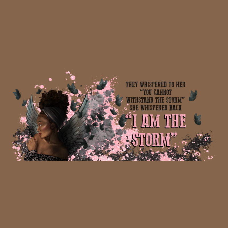 I Am The Storm With Girl And Butterflies Premium Tee by TumblerDesignByShophia | Teevron