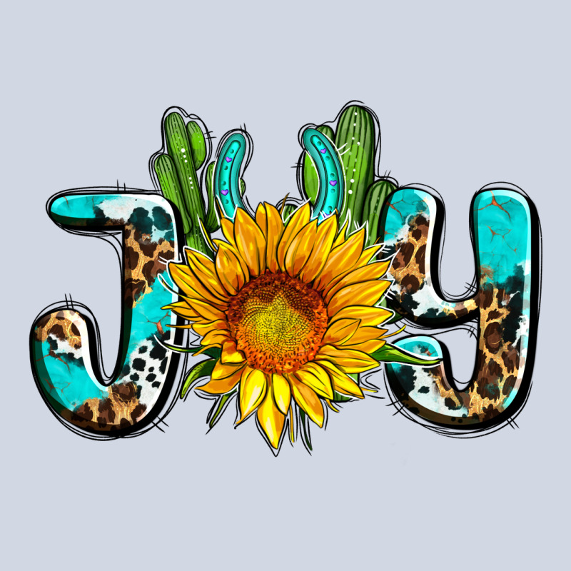 Joy With Sunflower And Cactus Ado Premium Sweatshirt by AdoDesignShop | Teevron