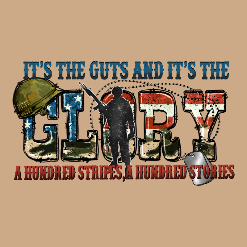 It's The Guts And It's The Glory A Hundred Stripes Vintage Hoodie by FaDigitalArtStudio | Teevron