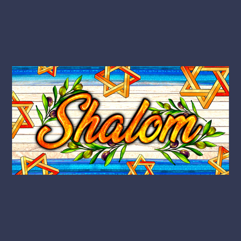 Shalom With Olive Branch Heavyweight Hoodie by AdoDesignShop | Teevron