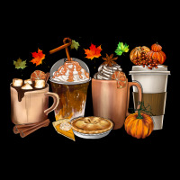 Pumpkin Spice Coffee Cups Heavy Core Tee | Teevron