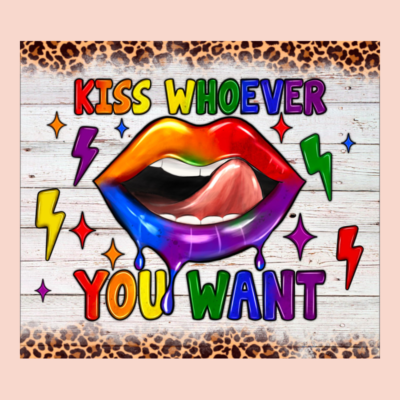 Kiss Whoever You Want Tumbler Urban Hoodie by JahusDesignShop | Teevron