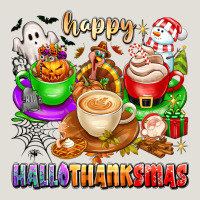 Happy Hallothanksmas Coffee Cups With Ghost Turkey Heavy Core Tee | Teevron