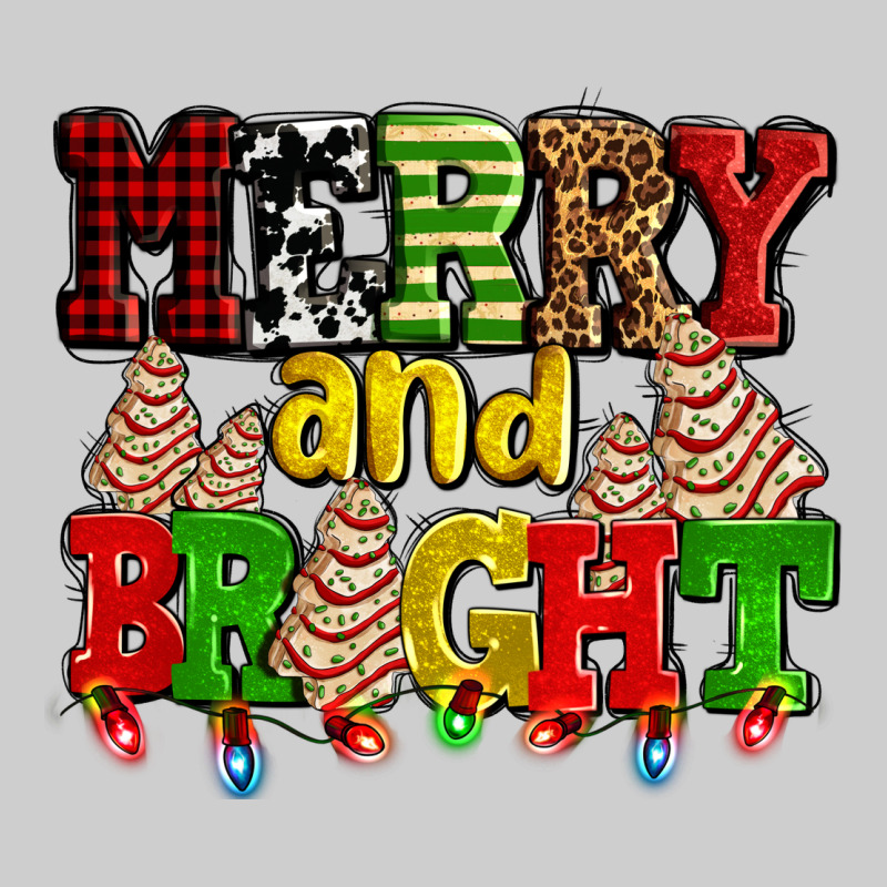 Merry And Bright With Christmas Tree  Cakes Ado Premium Sweatshirt by AdoDesignShop | Teevron