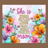 She Is Mom With Flowers Premium Tee | Teevron