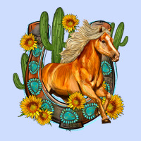 Western Horse Cactus Sunflowers Horseshoe Urban Heavy Tee | Teevron