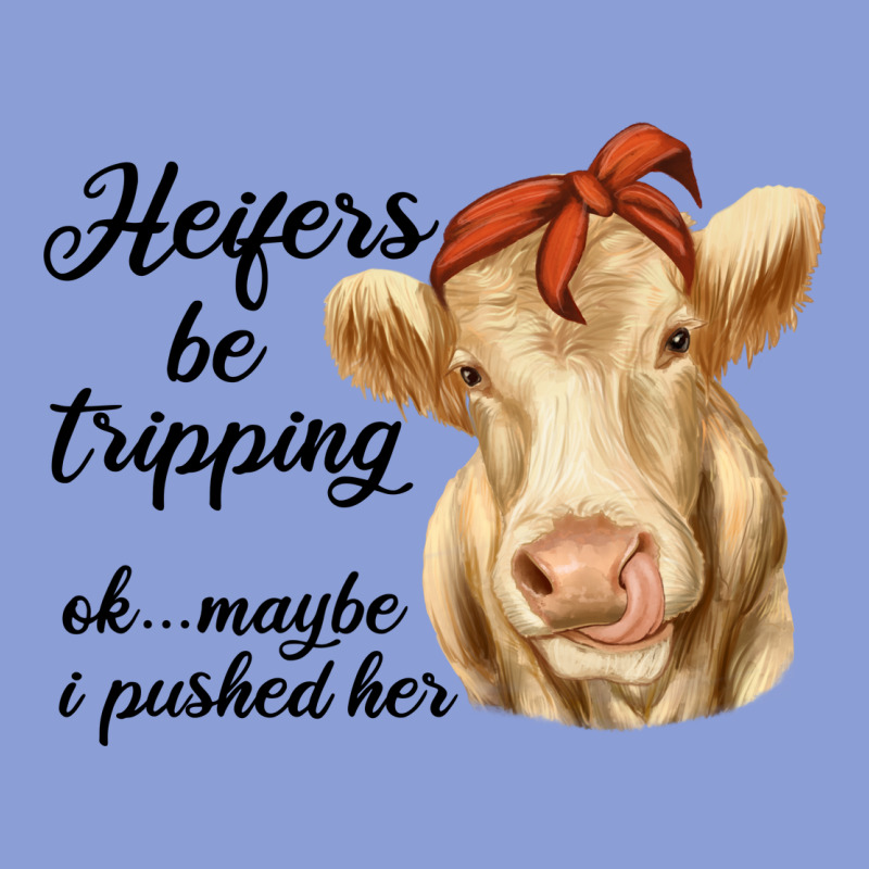 Heifer's Be Trippin' Charolais Cow Long Sleeve Tee by RanaPortraitStore | Teevron