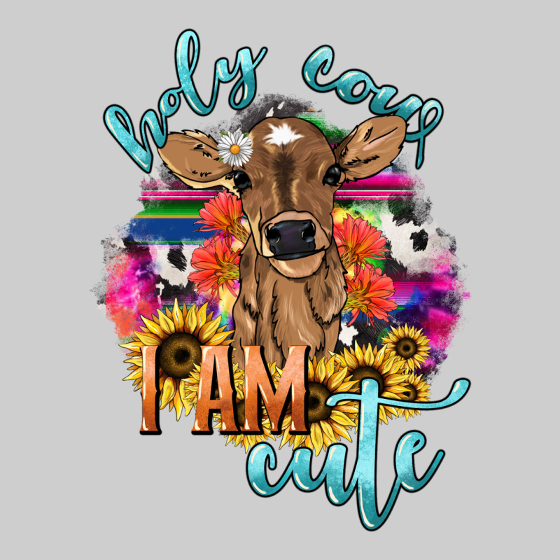 Holy Cow I Am Cute Baby Cow Premium Tee by HowdyJamesFarm | Teevron