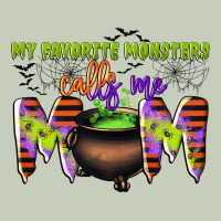 My Favorite Monsters Calls Me Mom Ladies Tee | Teevron