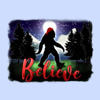 Bigfoot Believe Christmas Urban Heavy Tee | Teevron