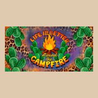 Life Is Better Around The Campfire License Plate Heavyweight Sweatshirt | Teevron