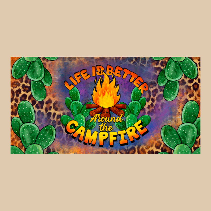 Life Is Better Around The Campfire License Plate Heavyweight Sweatshirt by BarkalooDesign | Teevron