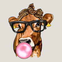 Cow Lick With Leopard Bandana Heavy Core Tee | Teevron