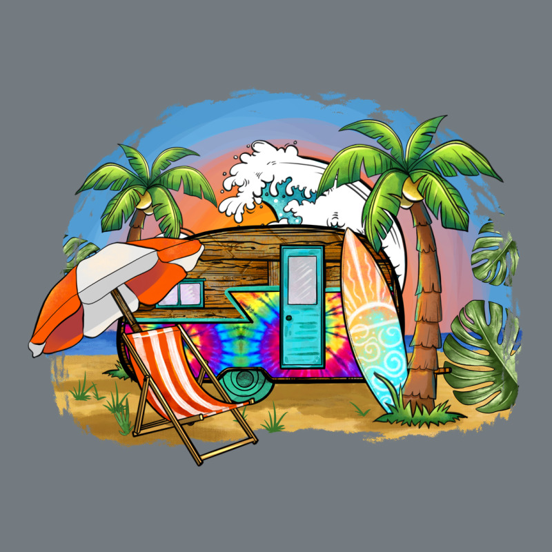 Camp Life Beach Heavyweight Sweatshirt by BarkalooDesign | Teevron