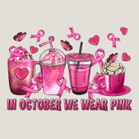 In October We Wear Pink With Breast Cancer Coffee Heavy Core Tee | Teevron