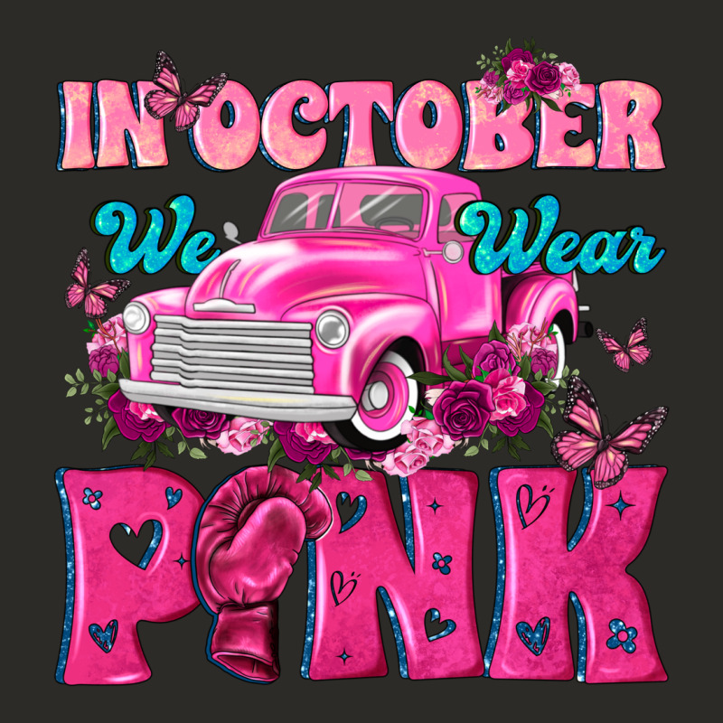 In October We Wear Pink Truck Heavy Core Tee by texasbilliewilder | Teevron