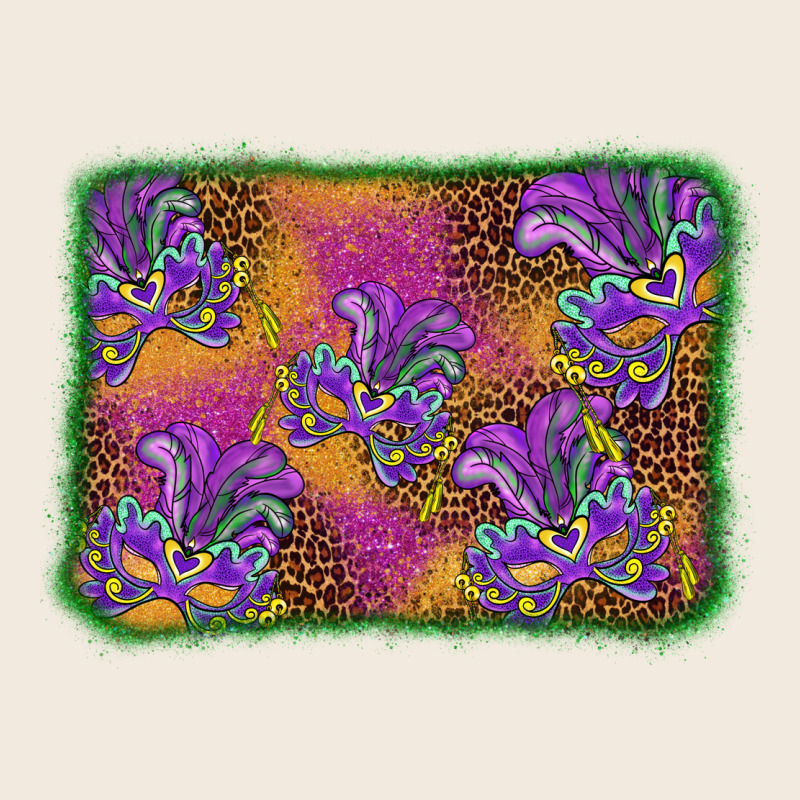 Mardi Gras Mask Background Zipper Hoodie by BarkalooDesign | Teevron