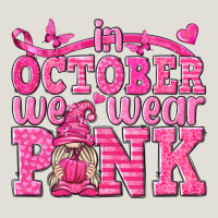 In October We Wear Pink With Gnome Heavy Core Tee | Teevron