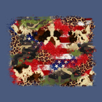 4th Of July American Flagcowhide  Leopard Backgrou Vintage Hoodie | Teevron