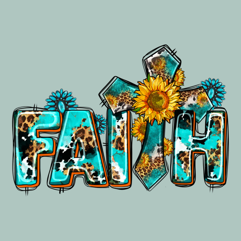Faith With Cross Ado Premium Sweatshirt by AdoDesignShop | Teevron