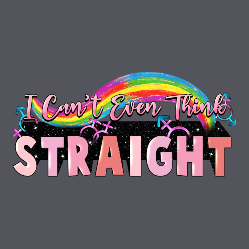 I Cant Ever Think Straight Vintage Hoodie by FaDigitalArtStudio | Teevron
