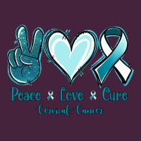 Peace Love Cure Cervical Cancer Premium Tee | Teevron