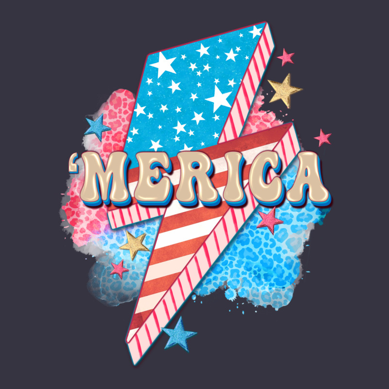 Merica Leopard Lightning Bolt Vintage Hoodie by FaDigitalArtStudio | Teevron