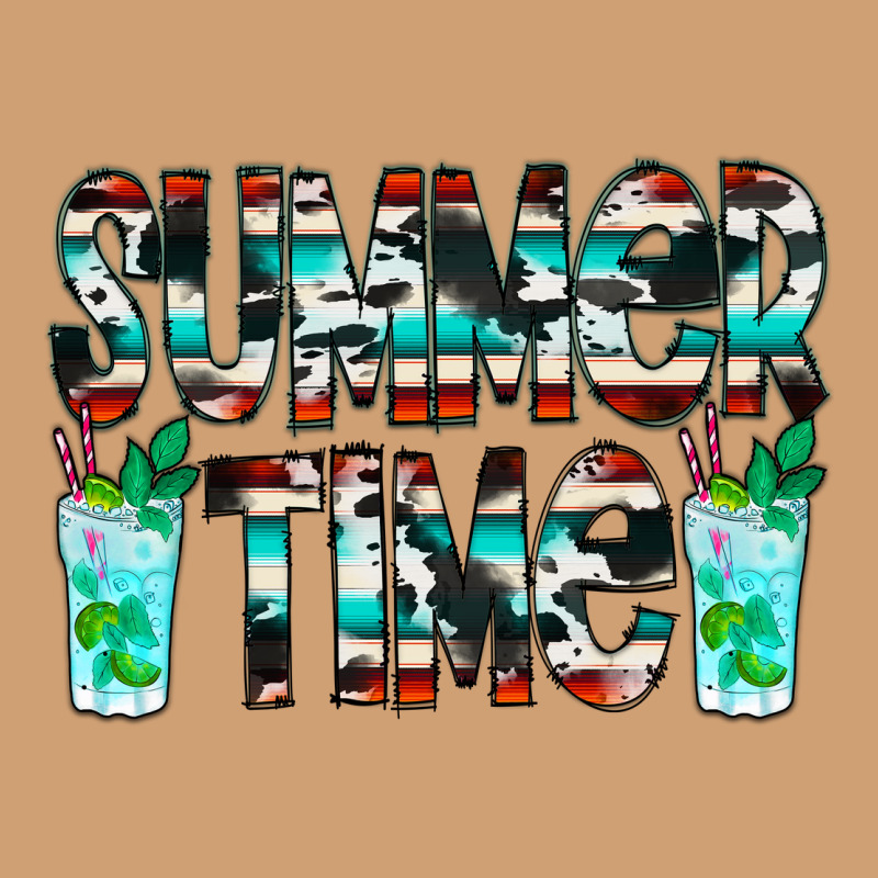 Summer Time Cowhide Serape Vintage Tee by CowCowDesign | Teevron
