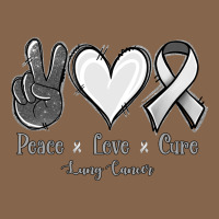 Peace Love Cure Lung Cancer Premium Tee | Teevron