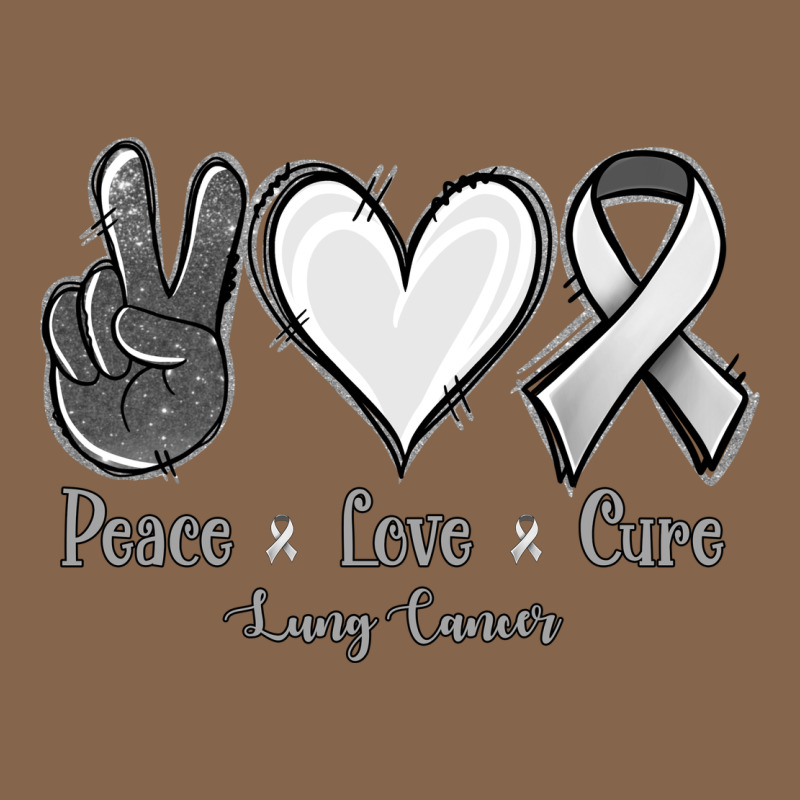 Peace Love Cure Lung Cancer Premium Tee by Jasminsmagicworld | Teevron