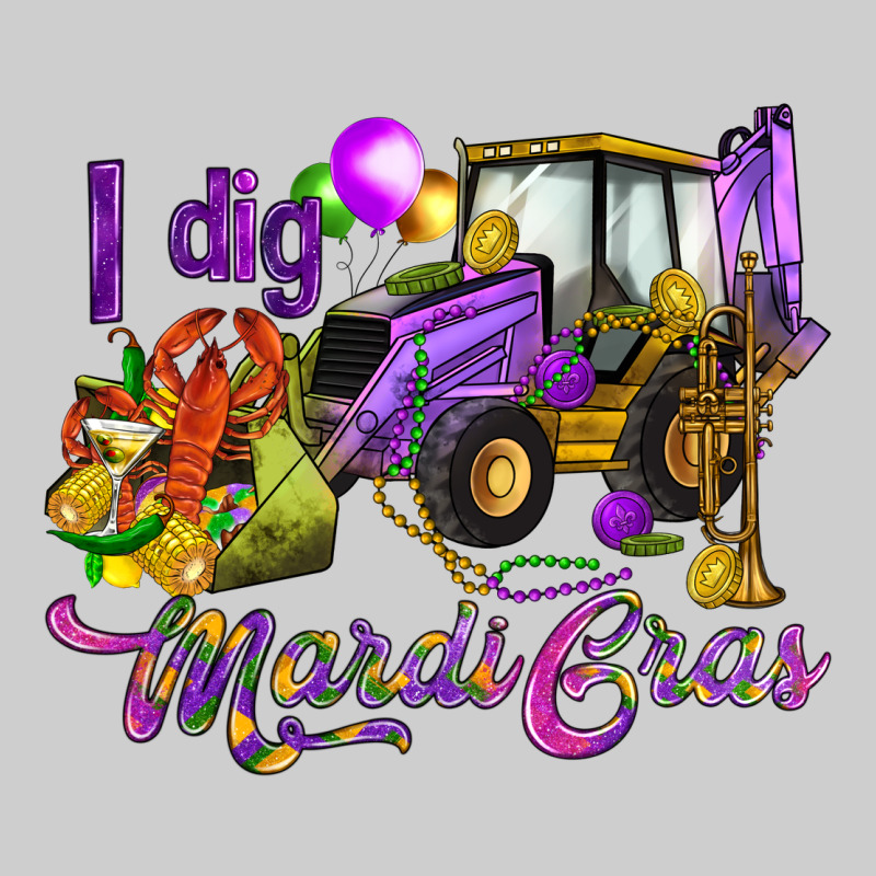 I Dig Mardi Gras Premium Tee by HowdyJamesFarm | Teevron