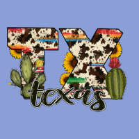 Texas State Cowhide Serape Cactus Long Sleeve Tee | Teevron