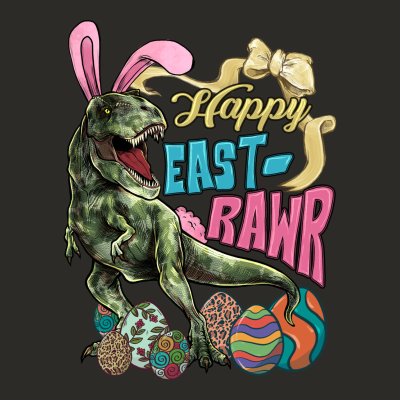Happy Easter Day T-rex Heavy Core Tee by NancyCooperArtShop | Teevron