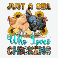 Just A Girl Who Loves Chickens Urban Heavy Tee | Teevron