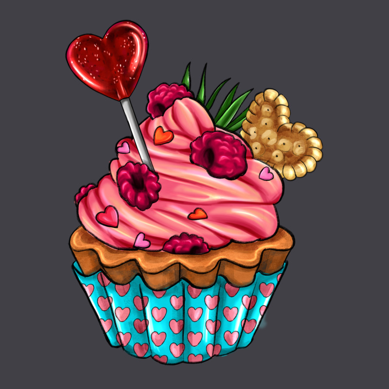 Valentines Day Cupcake Heavyweight Hoodie by AdoDesignShop | Teevron