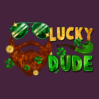 Lucky Dude Saint Patricks Bearded Man Long Sleeve Tee | Teevron