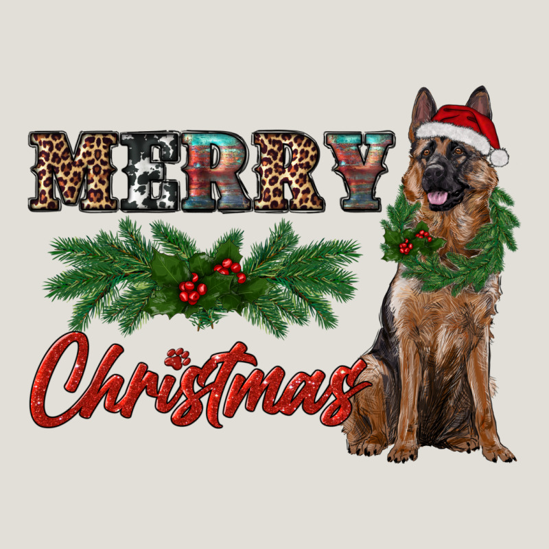 Merry Christmas German Shepherd Heavy Core Tee by RanaPortraitStore | Teevron