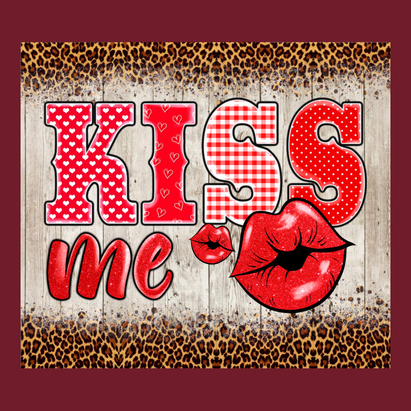 Valentine's Day Kiss Me Zipper Hoodie by BarkalooDesign | Teevron