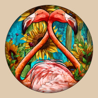 Flamingos With Western Background Heavyweight Sweatshirt | Teevron