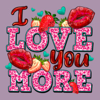 I Love You More With Lips And Strawberry Heavyweight Hoodie | Teevron