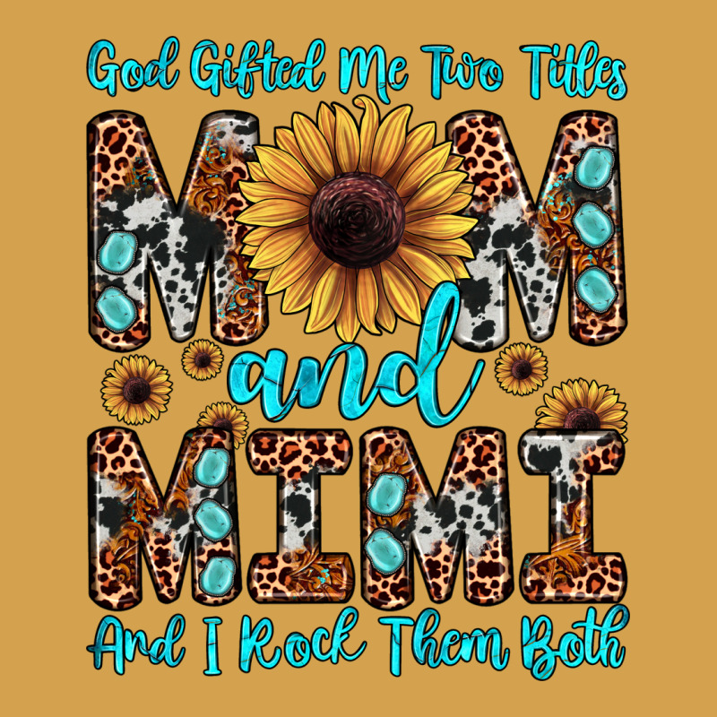 God Gifted Me Two Titles Mom And Mimi  And I Rock Them Both Urban Hoodie by JahusDesignShop | Teevron