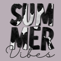 Summer Vibes Black White Cowhide Vintage Tee | Teevron