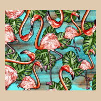 Flamingos With Leaves Heavyweight Sweatshirt | Teevron