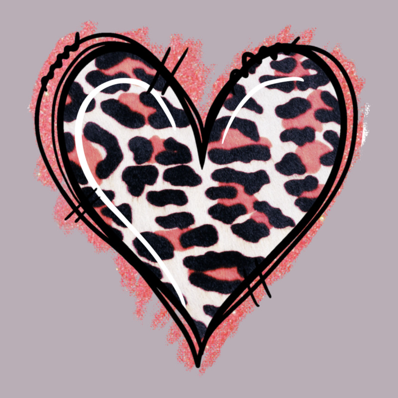 Leopard Glitter Heart Vintage Tee by Jasminsmagicworld | Teevron